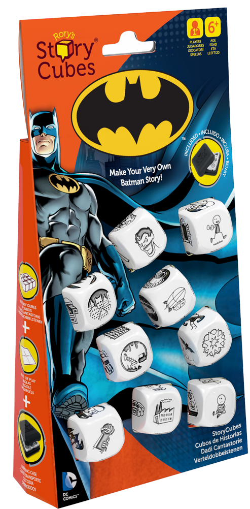 Imagine Reading Your Favourite Batman Comic That Ends - Batman Rorys Story Cubes Story Telling Dice (493x1002), Png Download