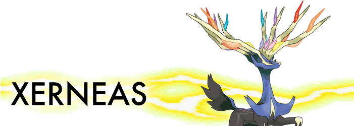 How To Catch Xerneas - Pokémon X [3ds Game] (700x256), Png Download