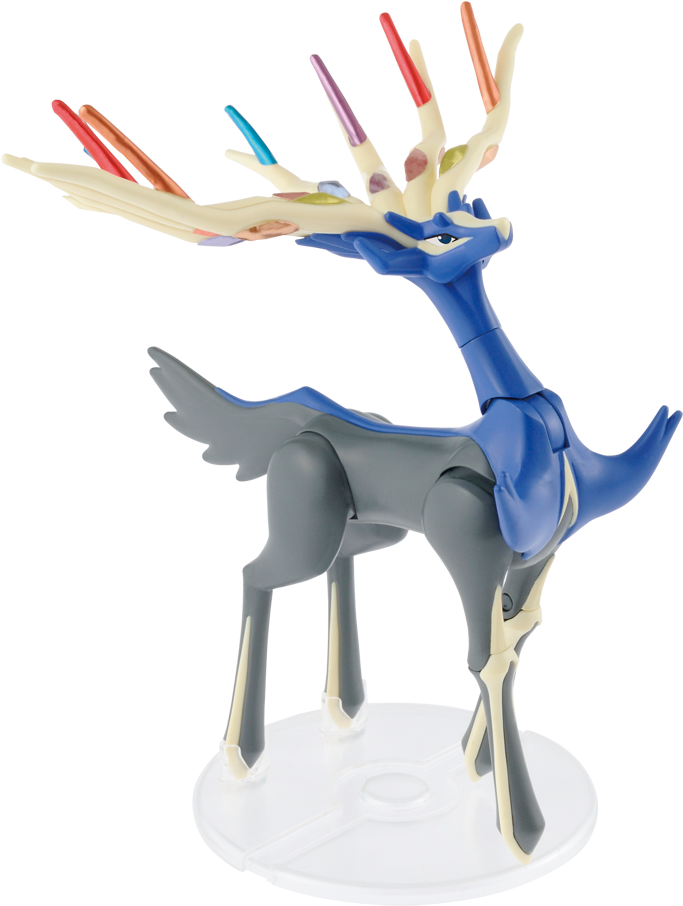 Sprukits Pokemon Xerneas Action Figure Model Kit, Level (700x932), Png Download