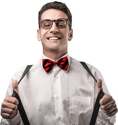 Thank You For Your Interest In Working With The Internet - Nerd Png (409x435), Png Download