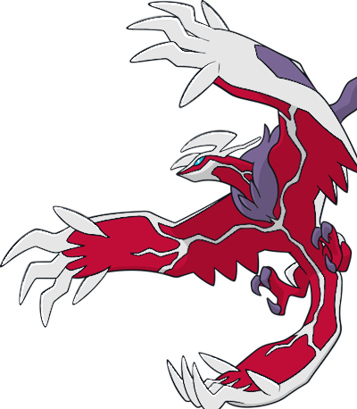 Shiny Xerneas - Shiny Yveltal (400x458), Png Download