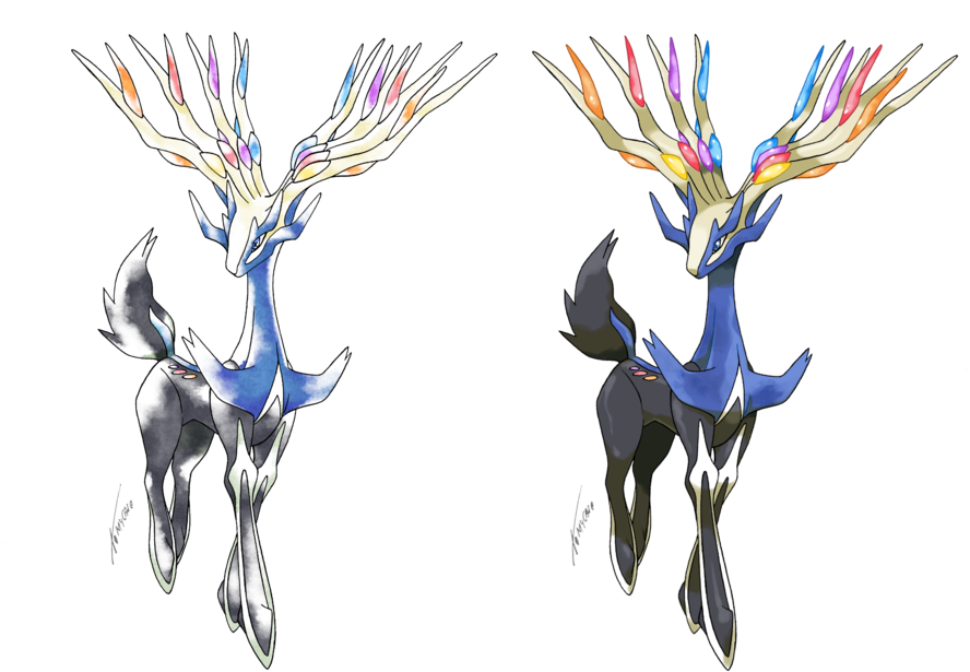 And Modern Style By Tomycase - Xerneas (900x643), Png Download