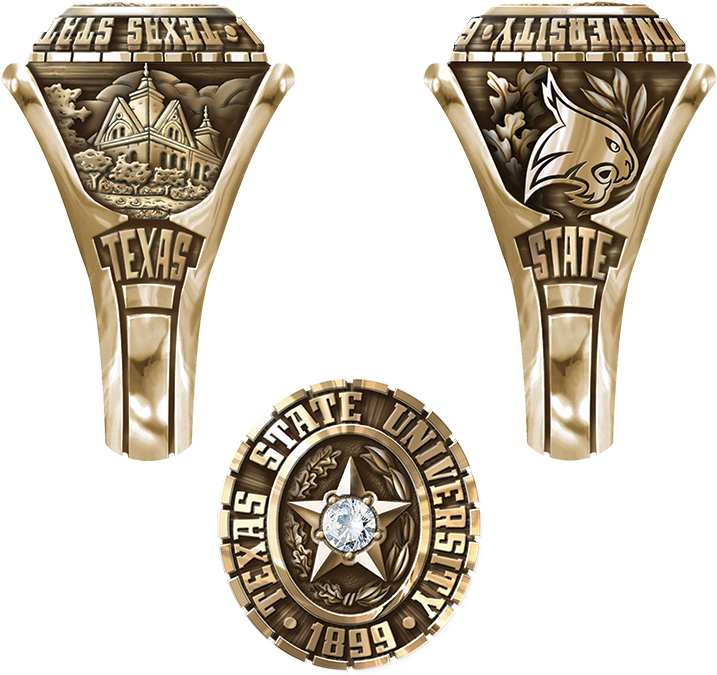 Texas State Ring (800x800), Png Download