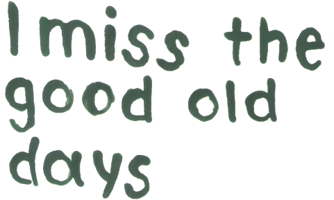 174 Notes - Miss Good Old Days (500x301), Png Download