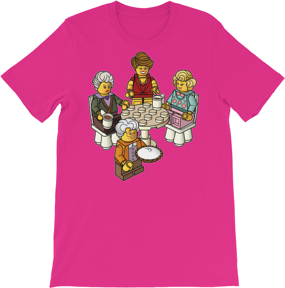 Golden Girls Blocks T Shirts Swish Embassy - Golden Girls Blocks (premium Triblend) (1000x1000), Png Download