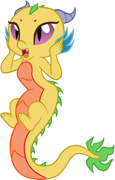 Queencold, Baby Dragon, Chinese Dragon, Dragon, Dragoness, - Female Mlp Dragon Oc (511x680), Png Download