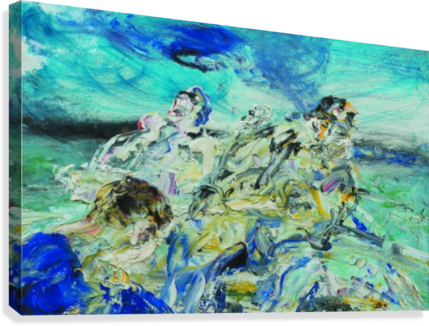 Rescue Men John Butler Yeats Canvas Print - Jack Butler Yeats (429x326), Png Download