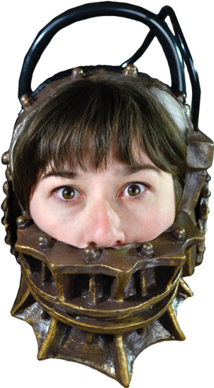 Saw ﾖ Reverse Bear Trap - Trick Or Treat Studios Saw Reverse Bear Trap Mask (436x639), Png Download