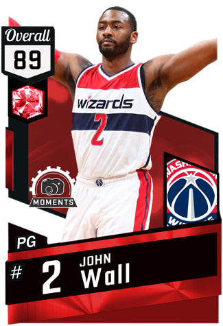 John Wall Ruby Card - Nba 2k18 Gilbert Arenas (325x475), Png Download