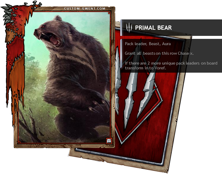 Can Change Place On Turn Start X Times, Taking Damage - Ulvenwald Bear - Dark Ascension - Magic: The Gathering (820x640), Png Download