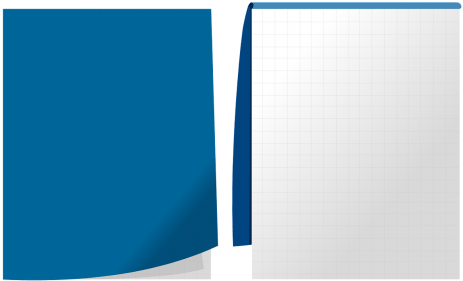Letter Pad,scribble - Notepad Notebook Paperback (500x363), Png Download