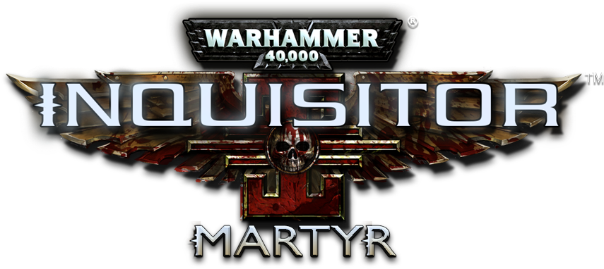 File - Logo - Warhammer 40k Inquisitor Martyr Logo Transparent (912x399), Png Download