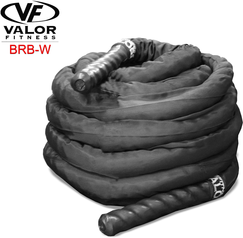 Valor Fitness Brb-w Black Conditioning Rope (1000x900), Png Download