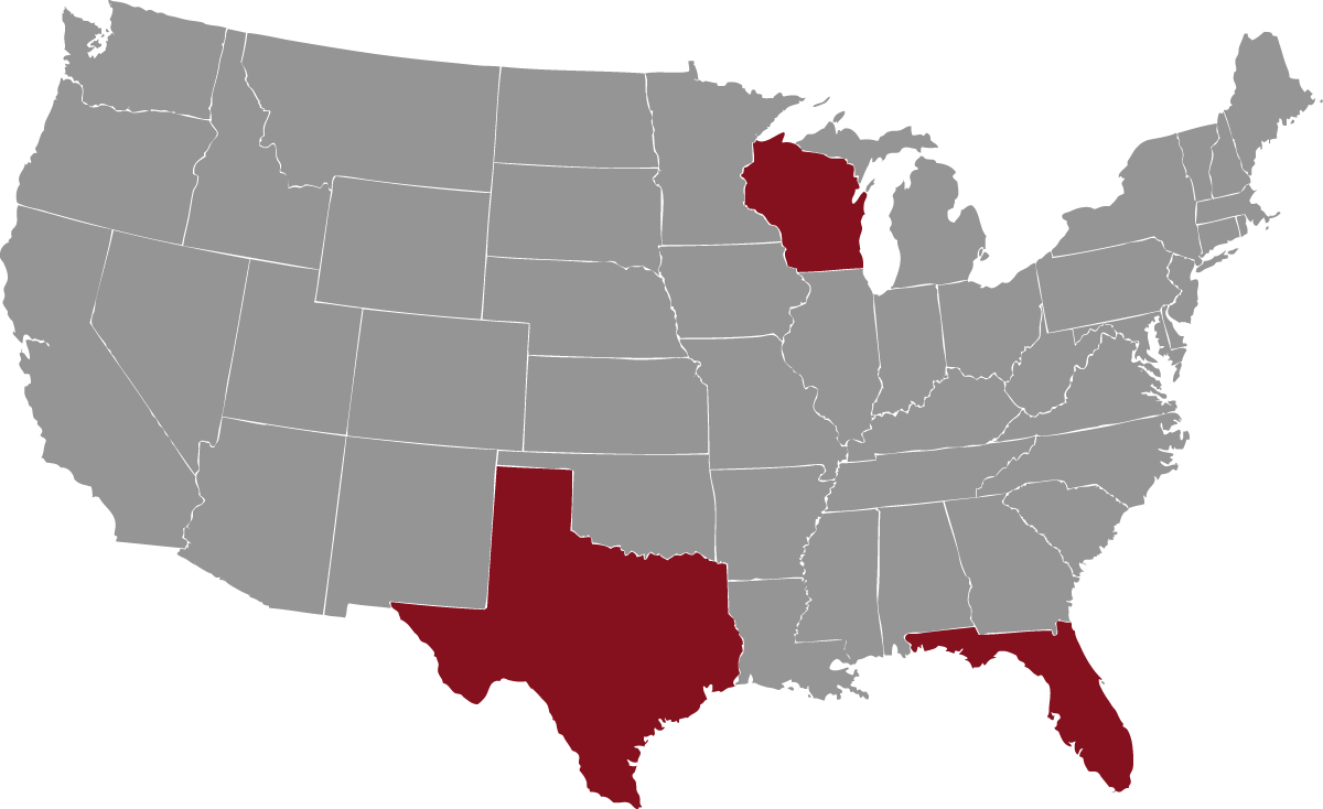 Mlg Capital Will Invest Directly In Texas, Florida, - Us Map Vector Png (1200x734), Png Download