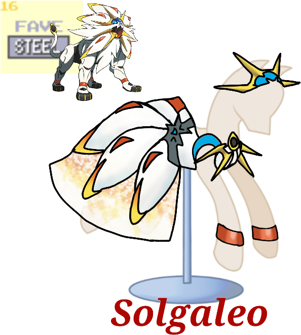 Mannequin, Mlp Fashion, Pokémon, Safe, Simple Background, - Pokemon Tcg Legends Of Alola Solgaleo-gx Tin Card Game (733x660), Png Download
