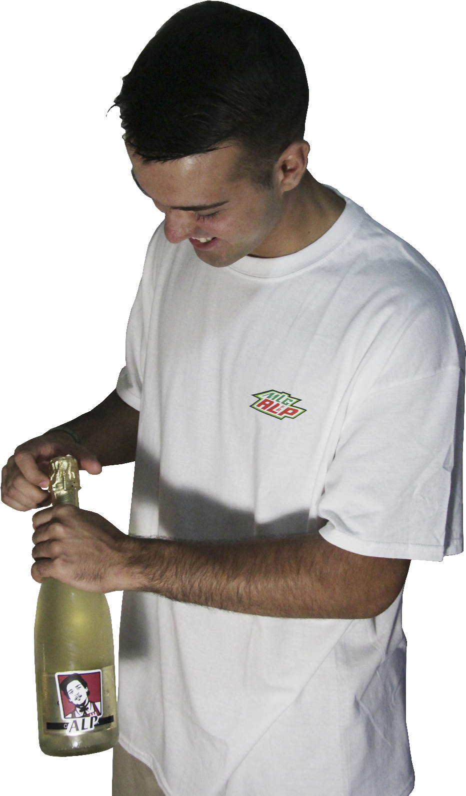 Alp Fb Mlg Blanca Es Una Camiseta De Color Blanco, - Guinness (1600x1600), Png Download