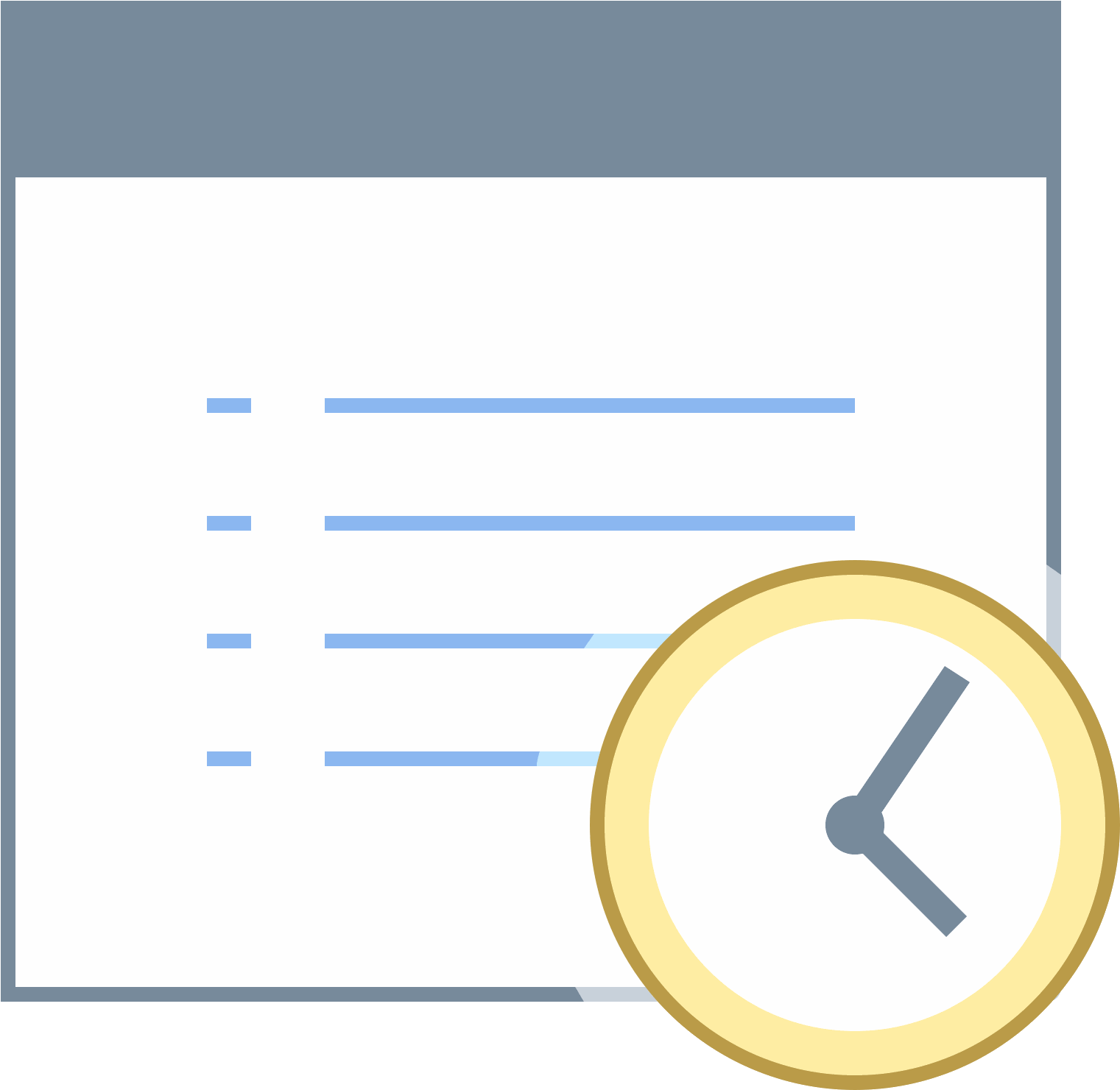 Tiempo De Propiedades Icon - Icon (1600x1600), Png Download