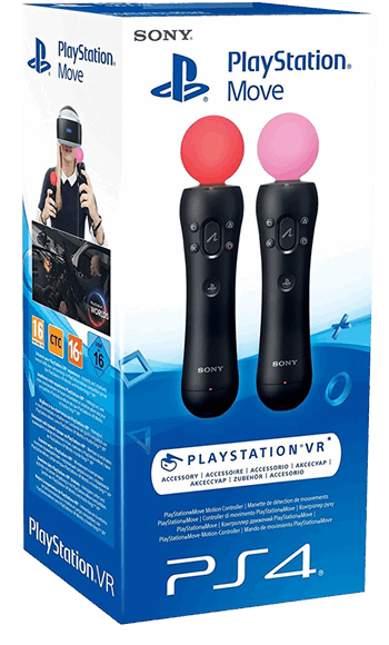 1 Of - Ps4 Move Controller Twin Pack (600x600), Png Download