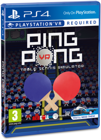 Vr Ping Pong - Vr Ping Pong Ps4 (383x479), Png Download