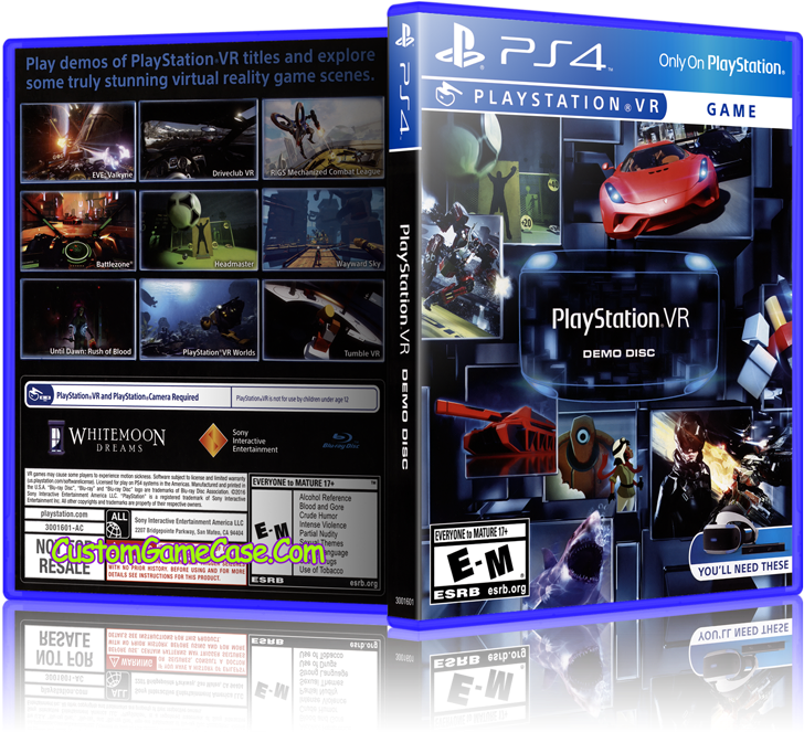 Playstation Vr Demo Ps4 Cover 3d - Sony Interactive Entertainment Inc. Playstation Vr (800x685), Png Download
