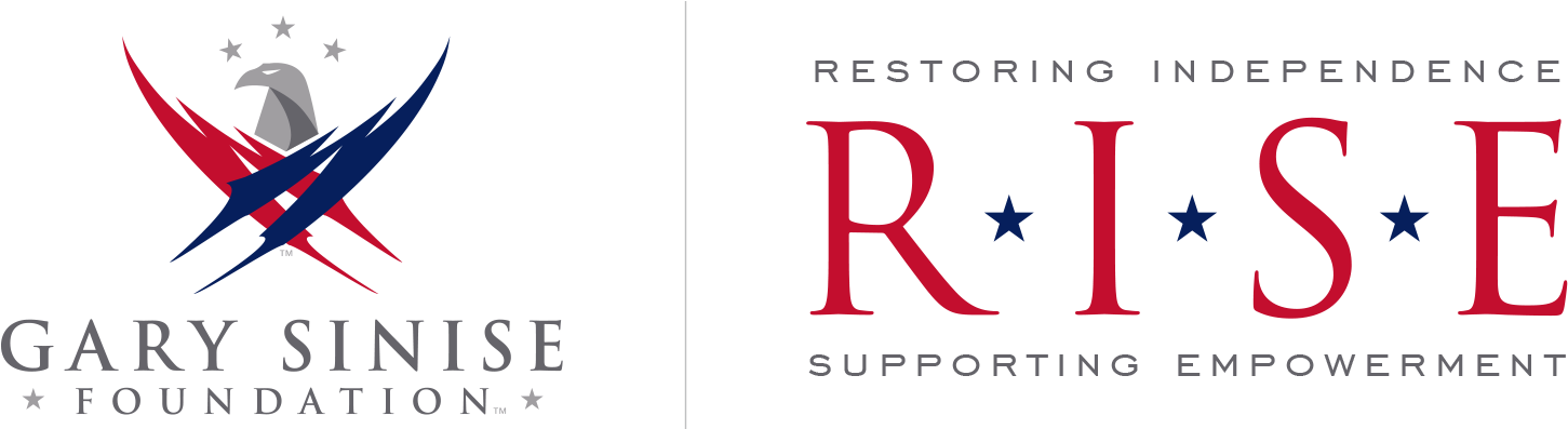 Through Its R - Gary Sinise Foundation Logo (1600x545), Png Download