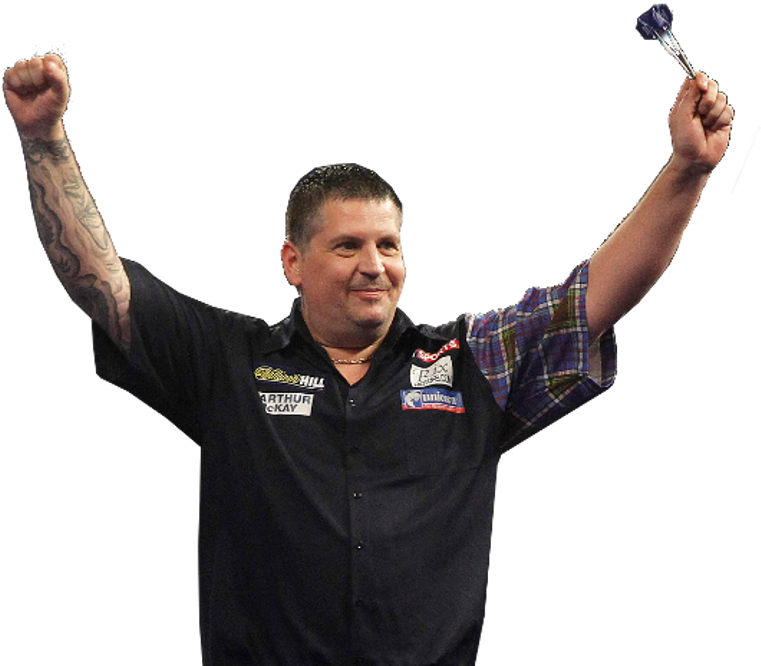 Gary Anderson - Darts Player Png (1045x693), Png Download