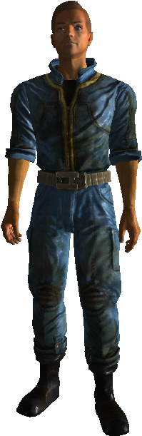 /tg/ - Traditional Games - Vault 101 Jumpsuit (205x617), Png Download