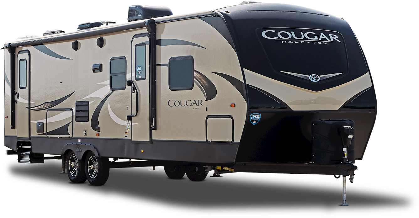 Cougar Half-ton - Travel Trailer (1500x854), Png Download