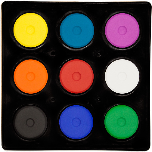Jack Richeson Mini Tempera Cakes - Circle (600x568), Png Download