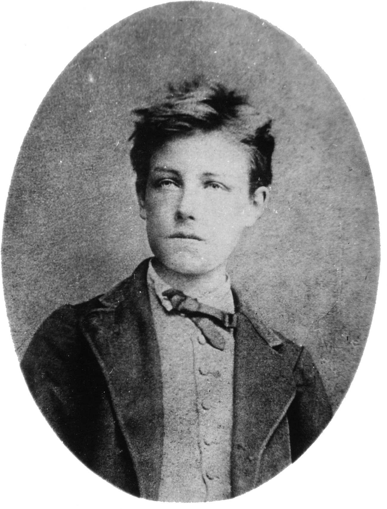 Arthur Rimbaud By Carjat - Rimbaud Etienne Carjat (1317x1720), Png Download