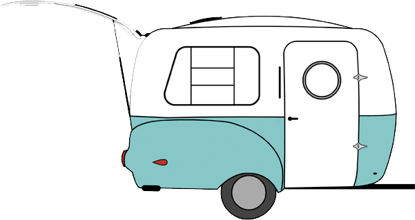 Rv - Caravan (600x333), Png Download