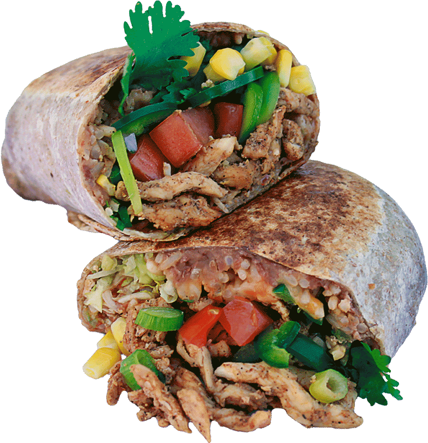 Burrito - Corn Tortilla (959x1133), Png Download