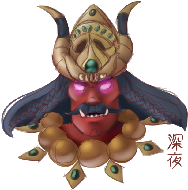 Smite A-z - Ravana - Drawing (681x664), Png Download