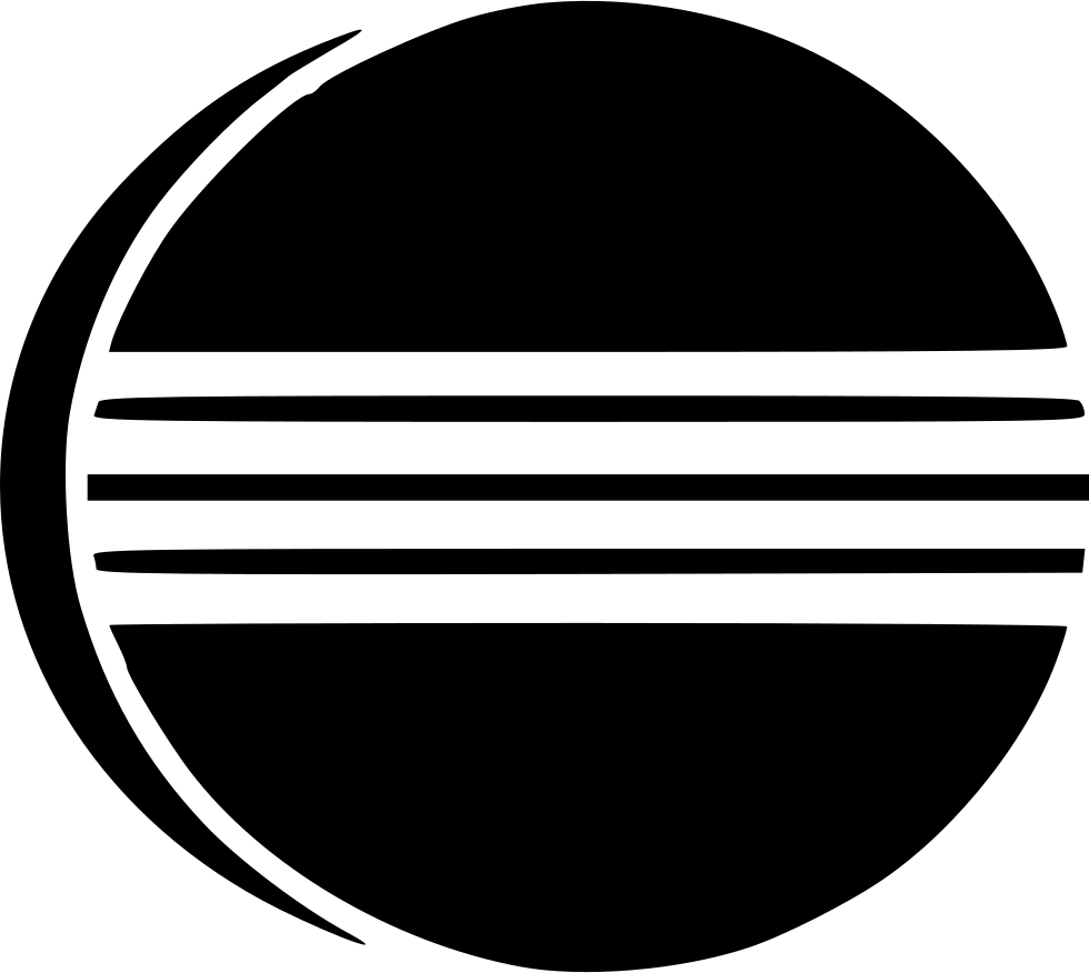 Eclipse Comments - Eclipse Icon Black And White Png (980x876), Png Download