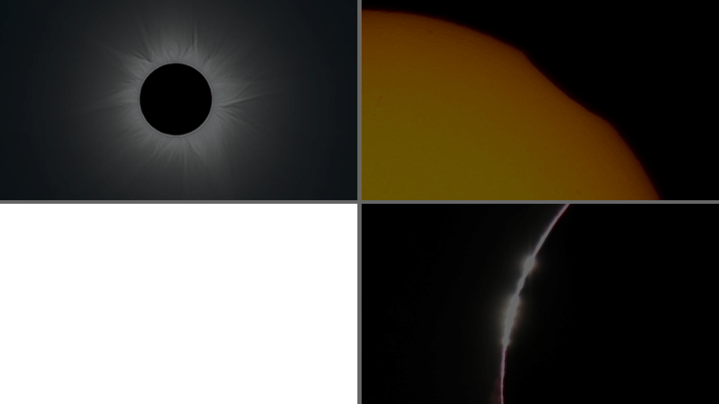 Baily's Beads Maximum Eclipse - Circle (1008x567), Png Download