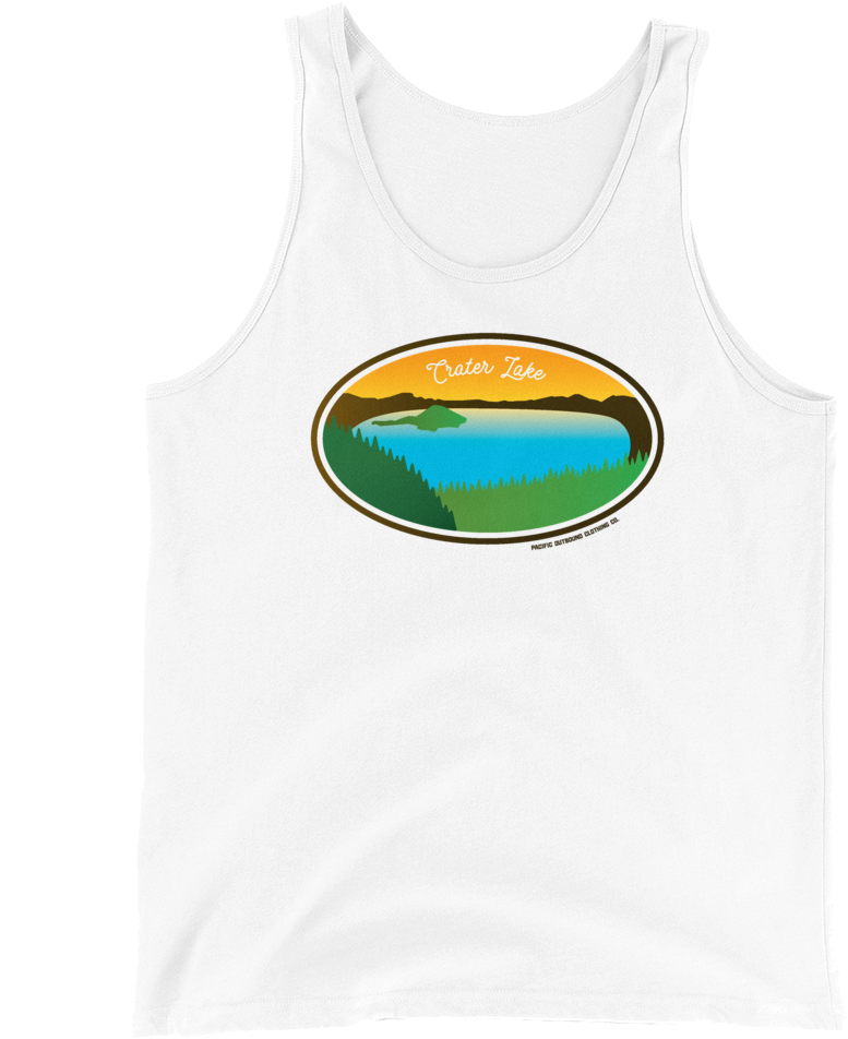 Crater Lake Tank -apparel In The Great Pacific Northwest - Active Tank (777x952), Png Download