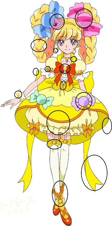 Mahou Tsukai Design Help Miracle Topaz - キュア ミラクル トパーズ スタイル (520x760), Png Download