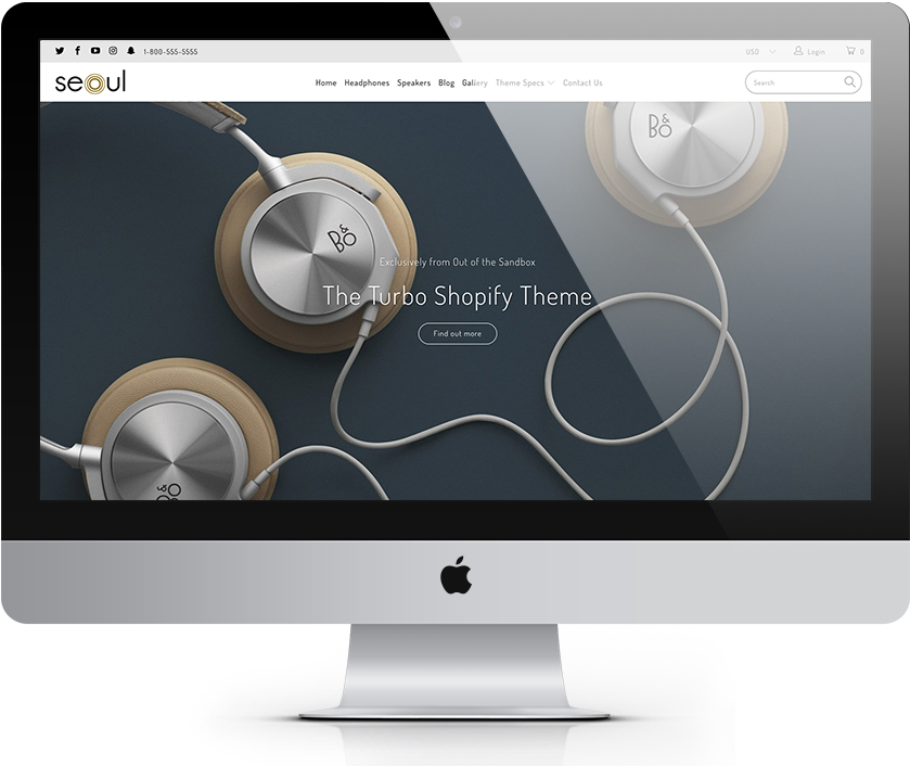 Turbo Theme / Seoul - Shopify Turbo Theme (1000x750), Png Download