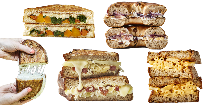 5 Ideas For A Grilled Cheese Sandwich - Drawing (700x359), Png Download
