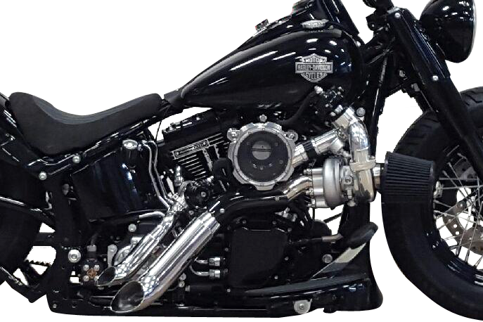 Softail Cmp Turbo Kit (687x458), Png Download