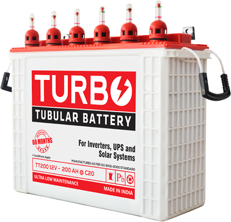 Turbo Tubular Battery (454x437), Png Download