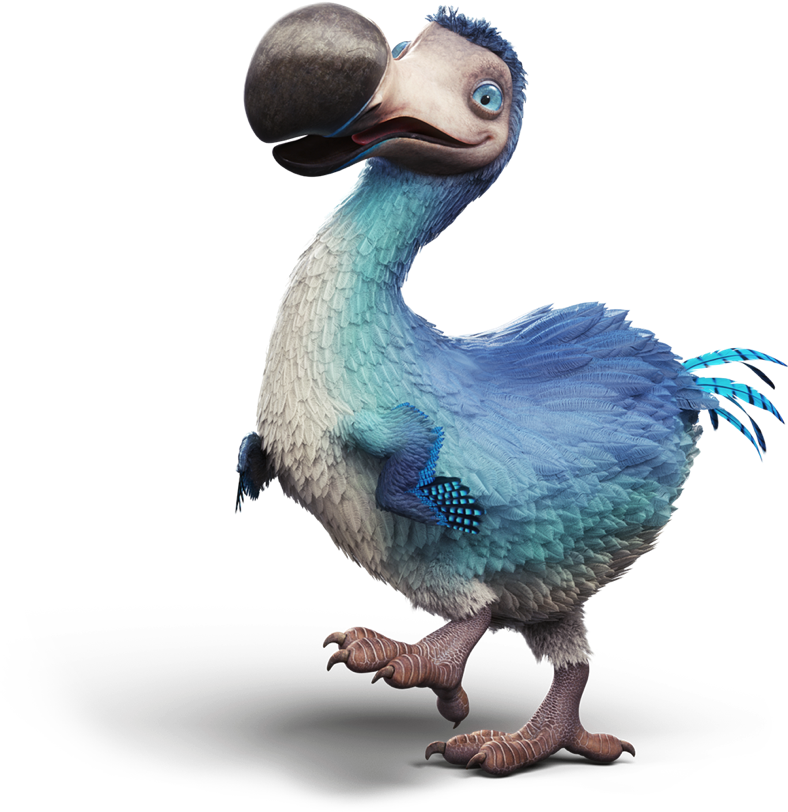 Dodo Walking Left - Dodo Internet Mascot (788x812), Png Download