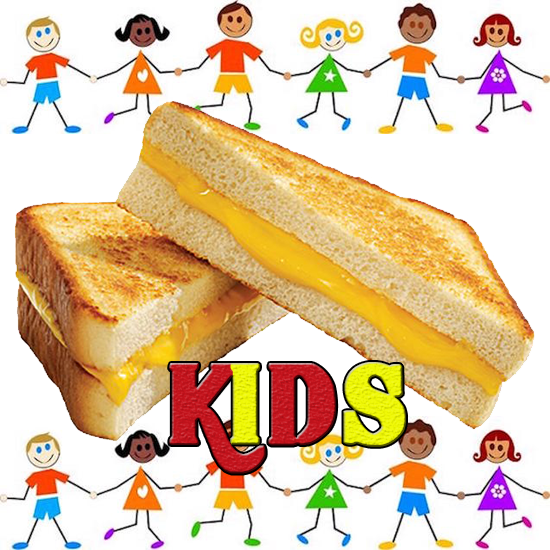 Grilled Cheese - Grilled Cheese With French Fries (550x550), Png Download
