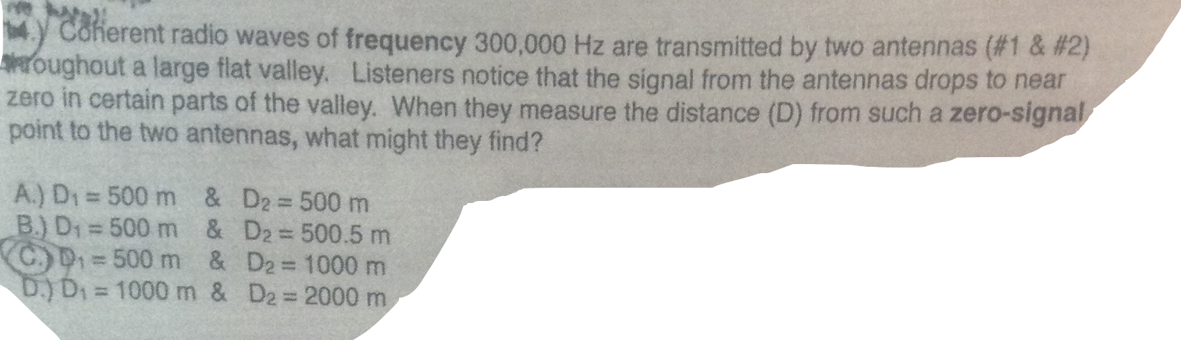 Coherent Radio Waves Of Frequency 300,000 Hz Are T - Receipt (1699x489), Png Download