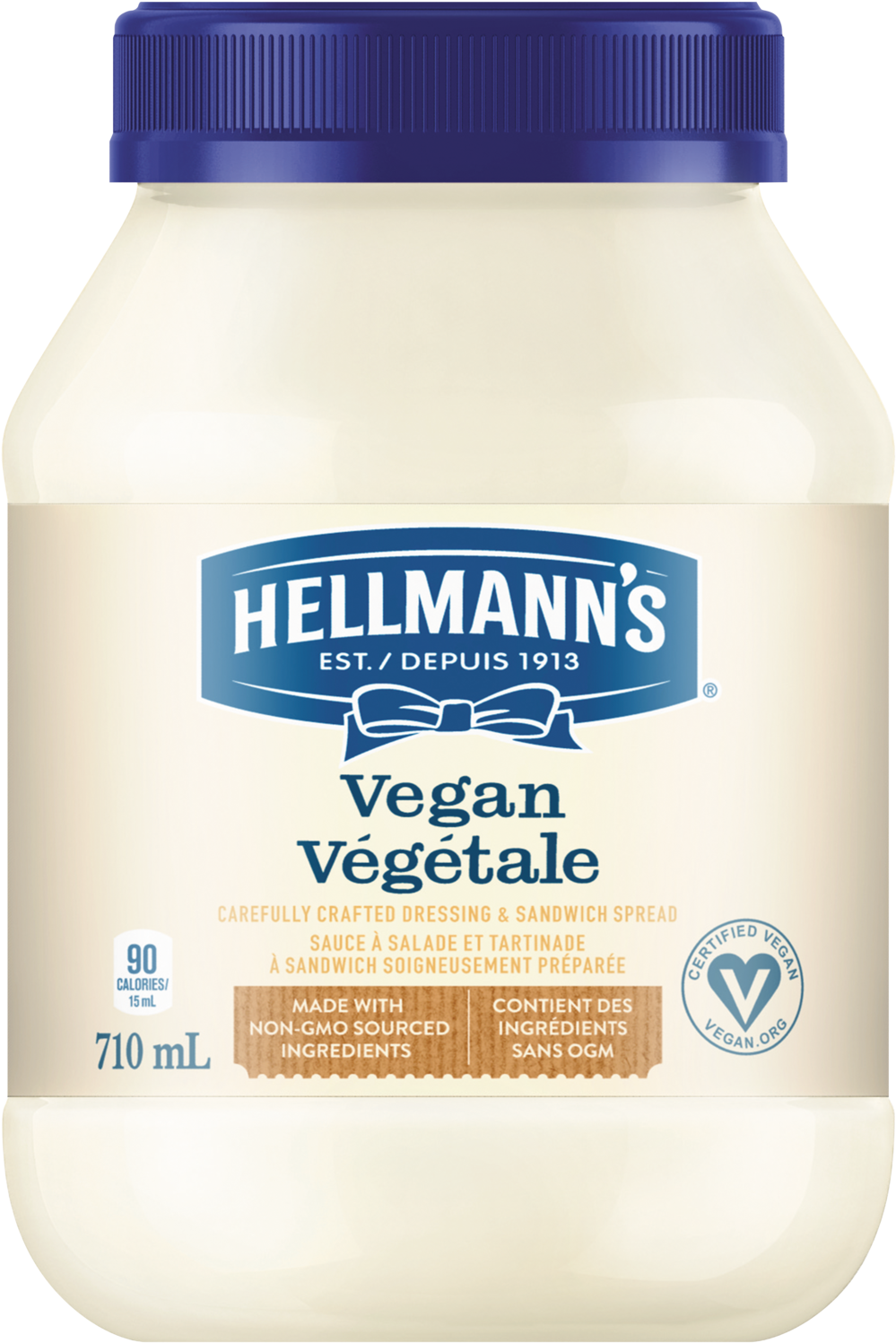 Hellman's Vegan Mayo (1500x1500), Png Download