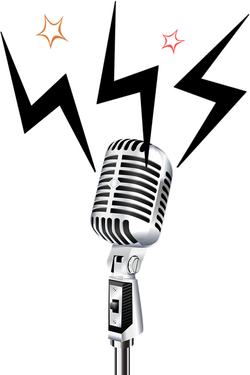 Microphones-radio - Retro Microphone Png (529x744), Png Download