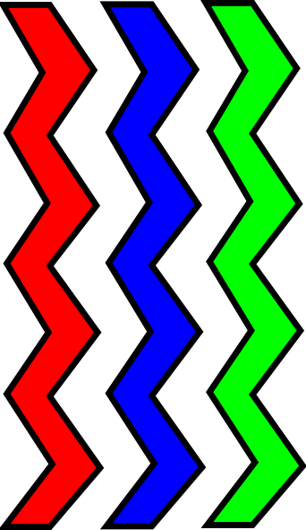 Zigzag Clipart - Clipart Image Of A Zig Zag (342x591), Png Download