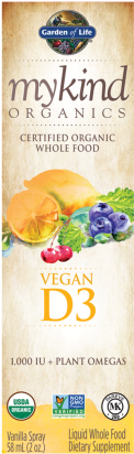 658010117814 - Garden Of Life Mykind Organics Organic Vegan D3 Vanilla (420x420), Png Download