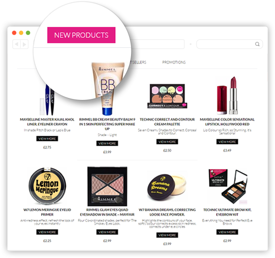 Display Your Products Efficiently - Tools Ecommerce Design (591x535), Png Download