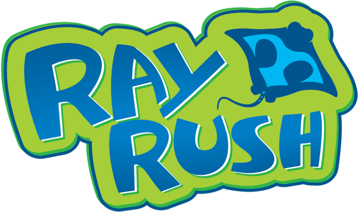 Aquatica Orlando's Ray Rush Now Open - Ray Rush Logo (850x567), Png Download